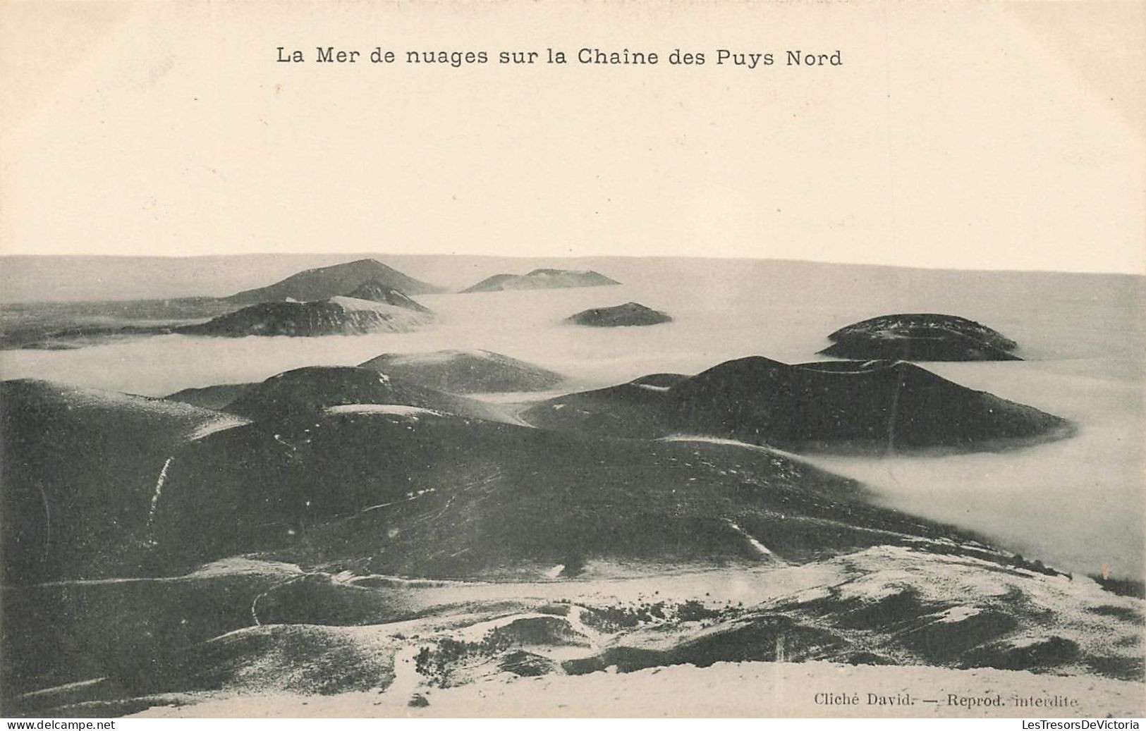 FRANCE - Chaîne Des Puys Nord - La Mer De Nuages - Carte Postale Ancienne - Other & Unclassified