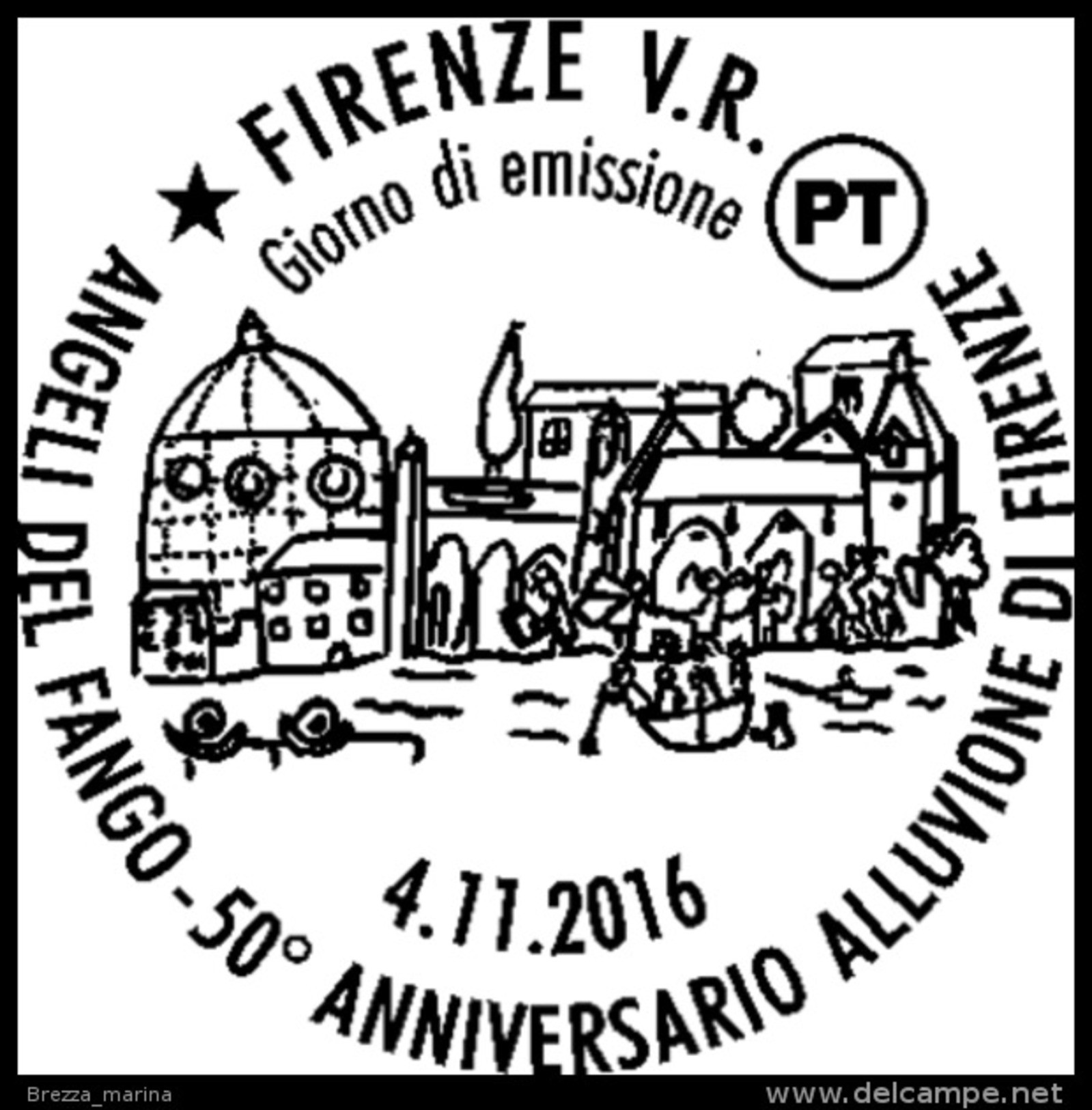 Nuovo - MNH - ITALIA - 2016 - Angeli Del Fango, Nel 50° Anniversario Alluvione Di Firenze - 0,95 - Barre 1777 - Bar Codes