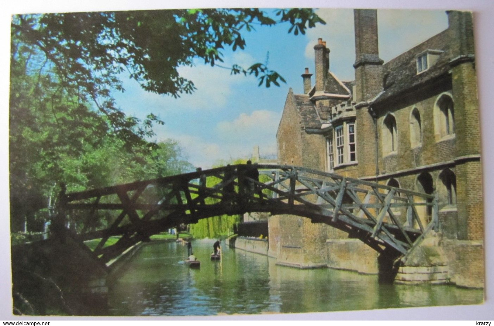 ROYAUME-UNI - ANGLETERRE - CAMBRIDGESHIRE - CAMBRIDGE - The Mathematical Bridge - Queen's College - 1964 - Cambridge