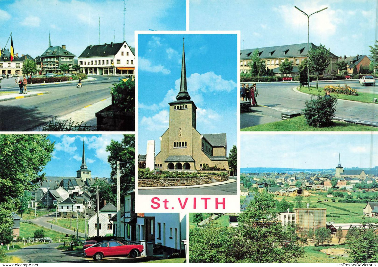 BELGIQUE - St Vith - Multivues De Différents Endroits - Carte Postale - Saint-Vith - Sankt Vith