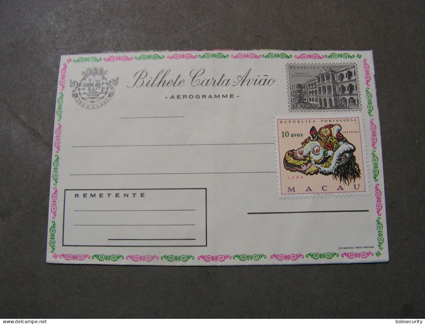 Macau Cv - Postal Stationery