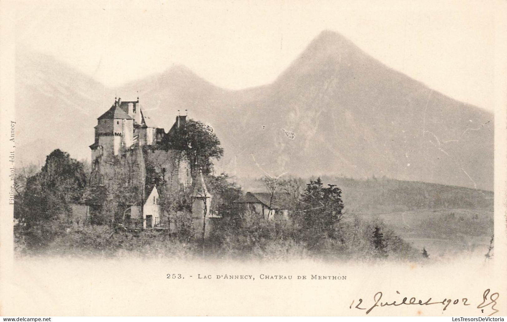 FRANCE - Le Lac D'Annecy - Chateau De Menthon - Dos Non Divisé - Carte Postale Ancienne - Annecy