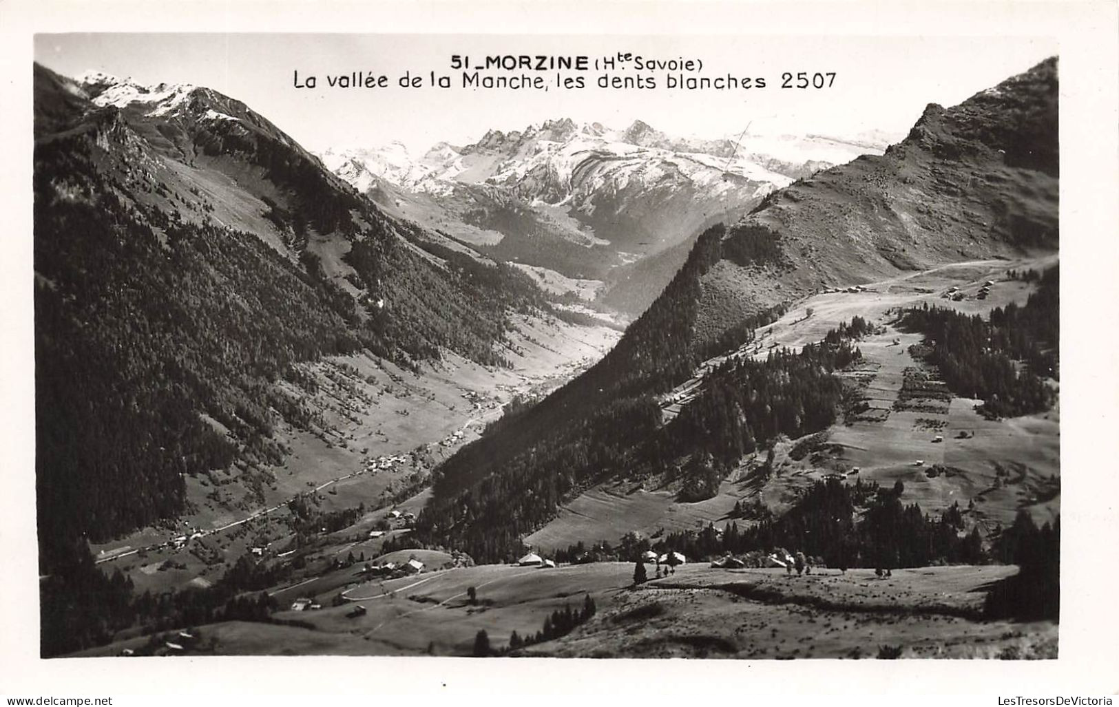FRANCE - Morzine (Hte Savoie) - La Vallée De La Manche, Les Dents Blanches 2507 - Carte Postale - Morzine