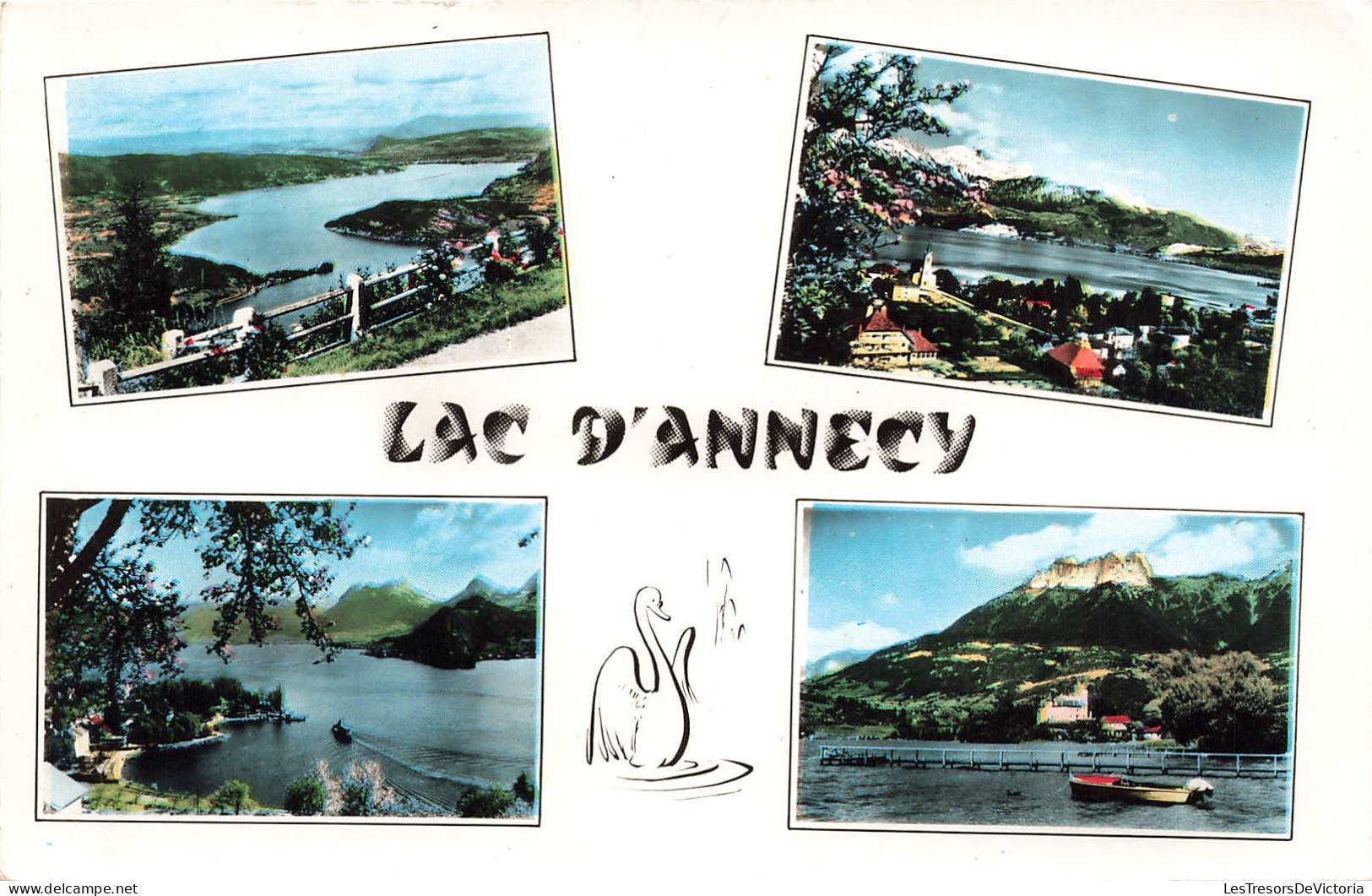 FRANCE - Lac D'Annecy - Multi Vues - 4 Vues Du Lac - Carte Postale - Morzine