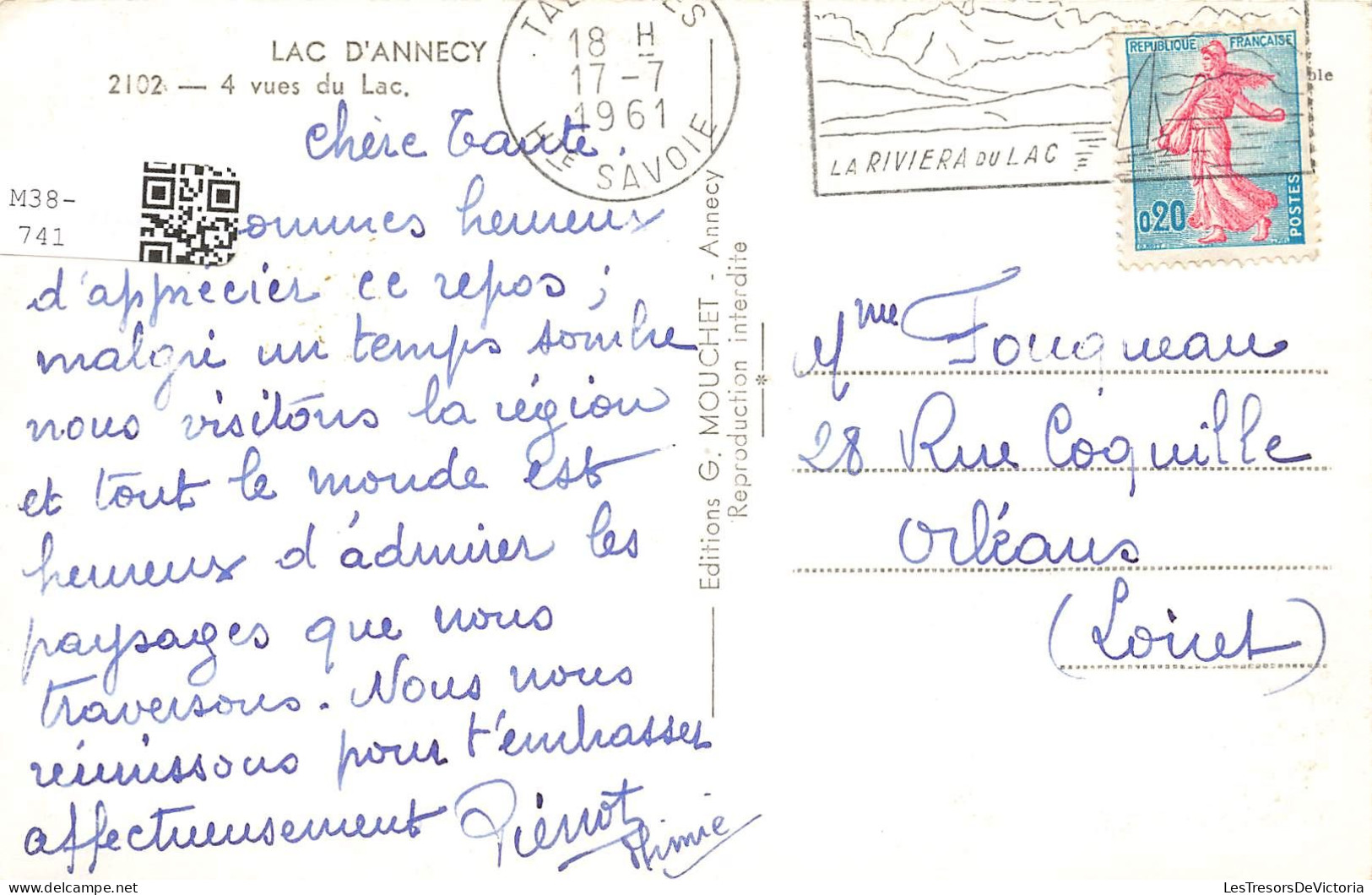 FRANCE - Lac D'Annecy - Multi Vues - 4 Vues Du Lac - Carte Postale - Morzine