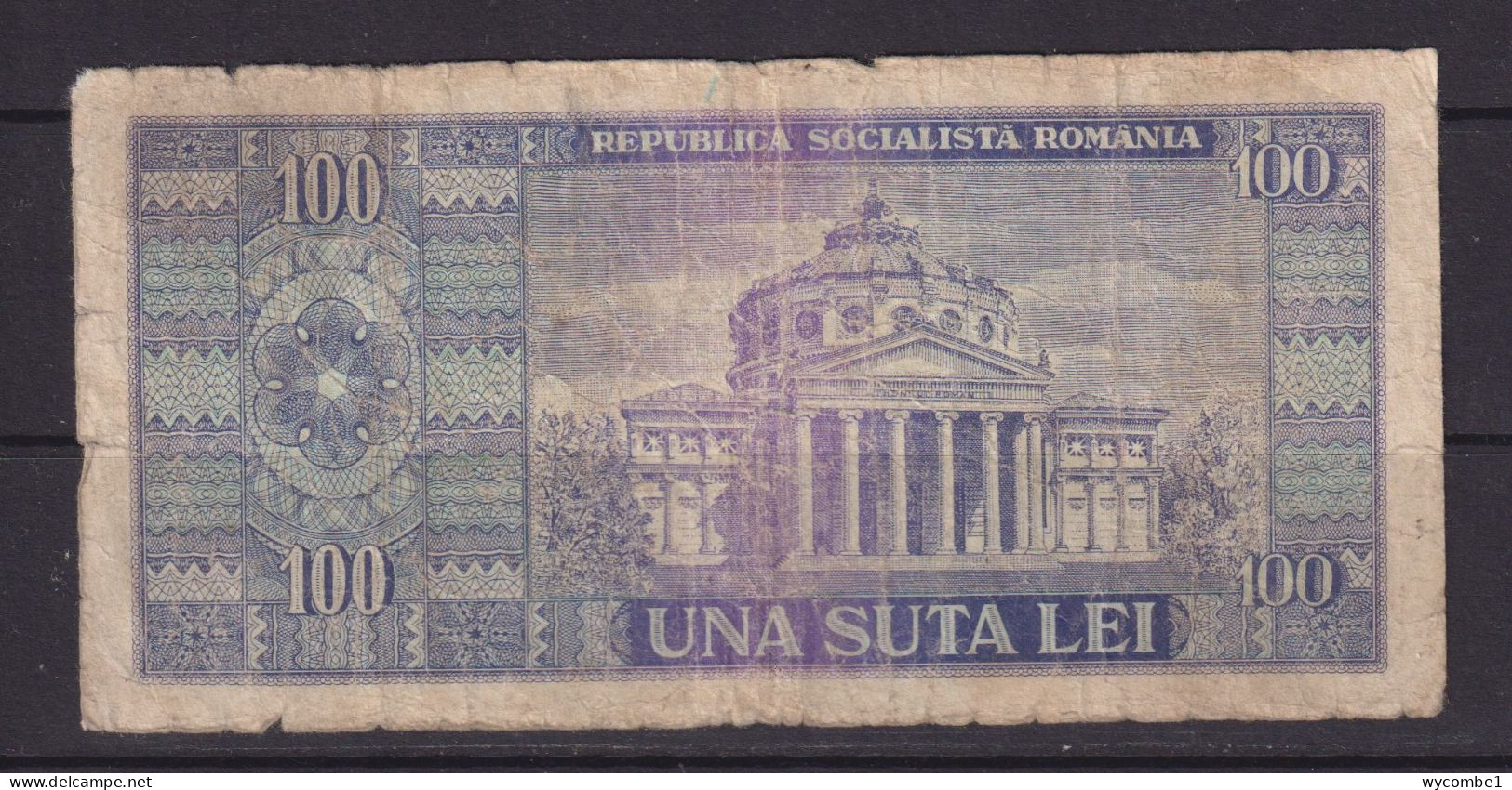 ROMANIA - 1966 100 Lei Circulated Banknote - Roumanie