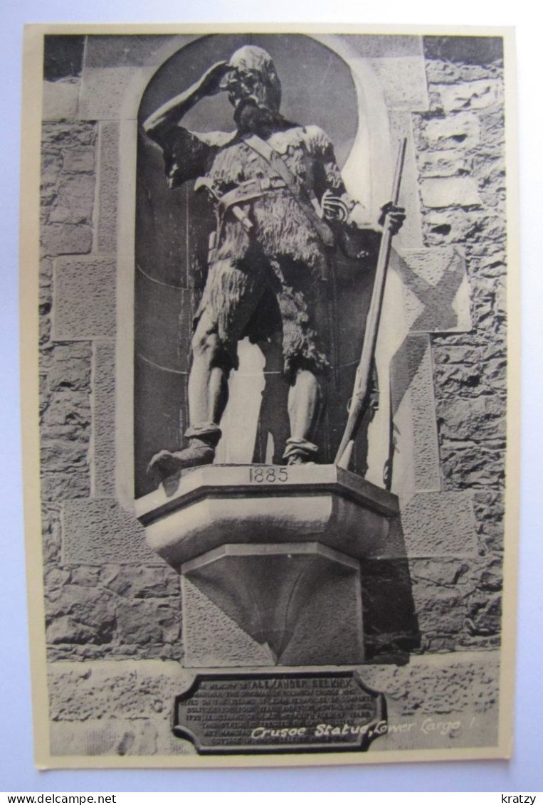 ROYAUME-UNI - ECOSSE - FIFE - LOWER LARGO - Crusoe Statue - Fife