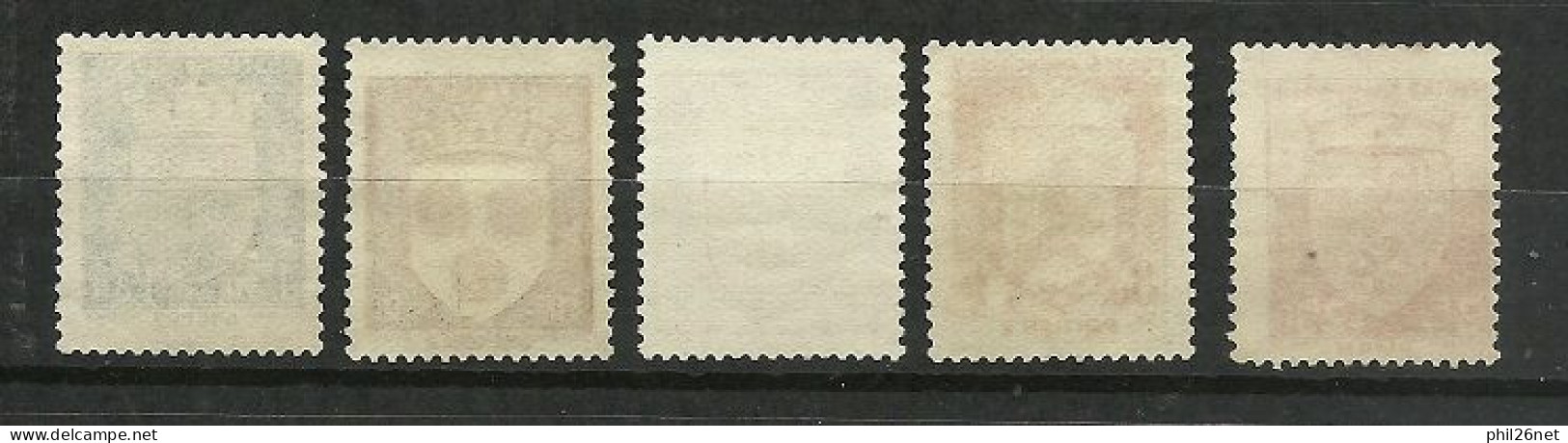 France   N° 555; 557 à 559 Et 562     Blasons     Oblitérés    B /T B  Voir Scans  Soldé  ! ! ! - Used Stamps