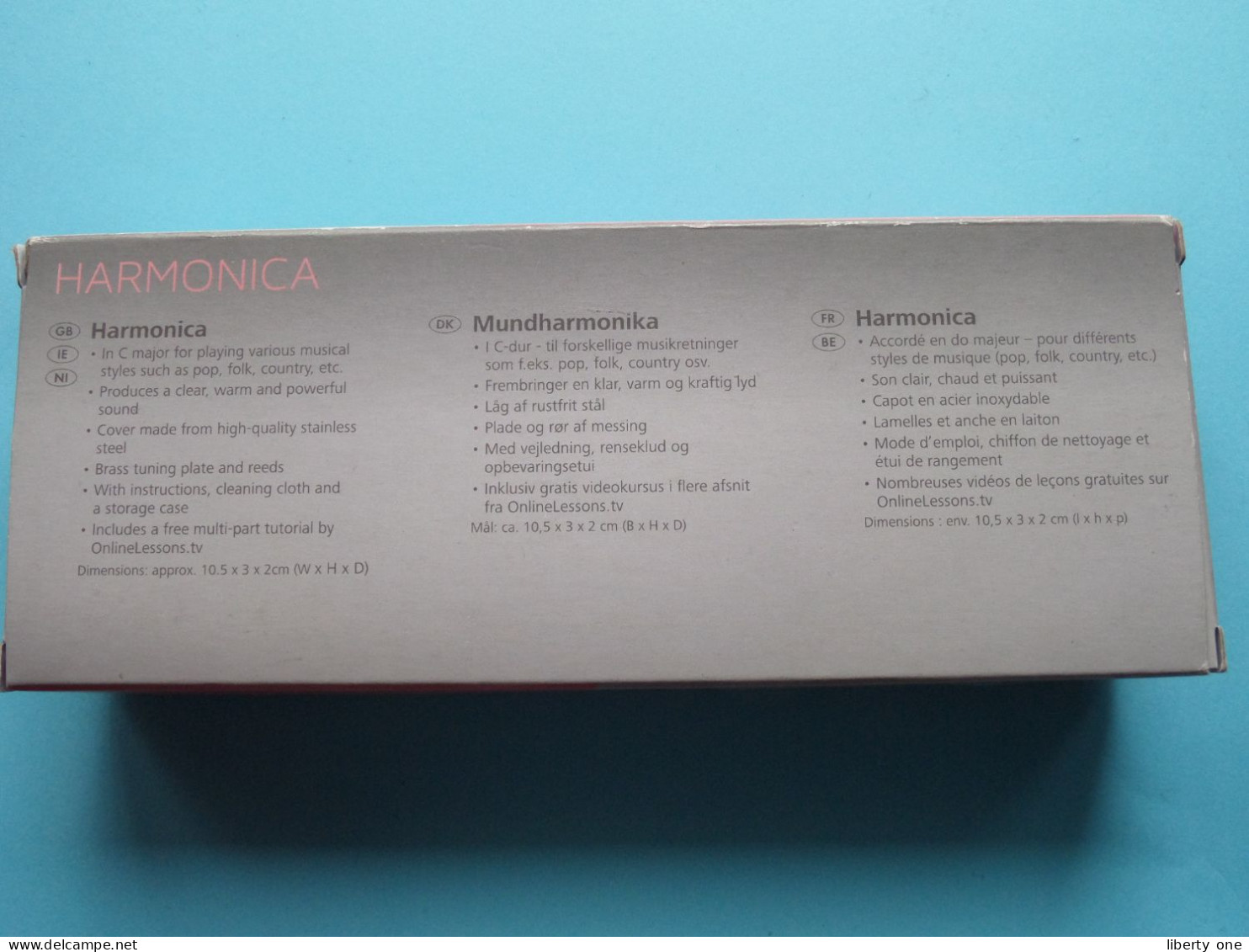 MONDHARMONICA in C Major ( 2nd Hand / Main ) >>( zie / voir / See > DETAIL > SCANS ) Total +/- 165 gram !