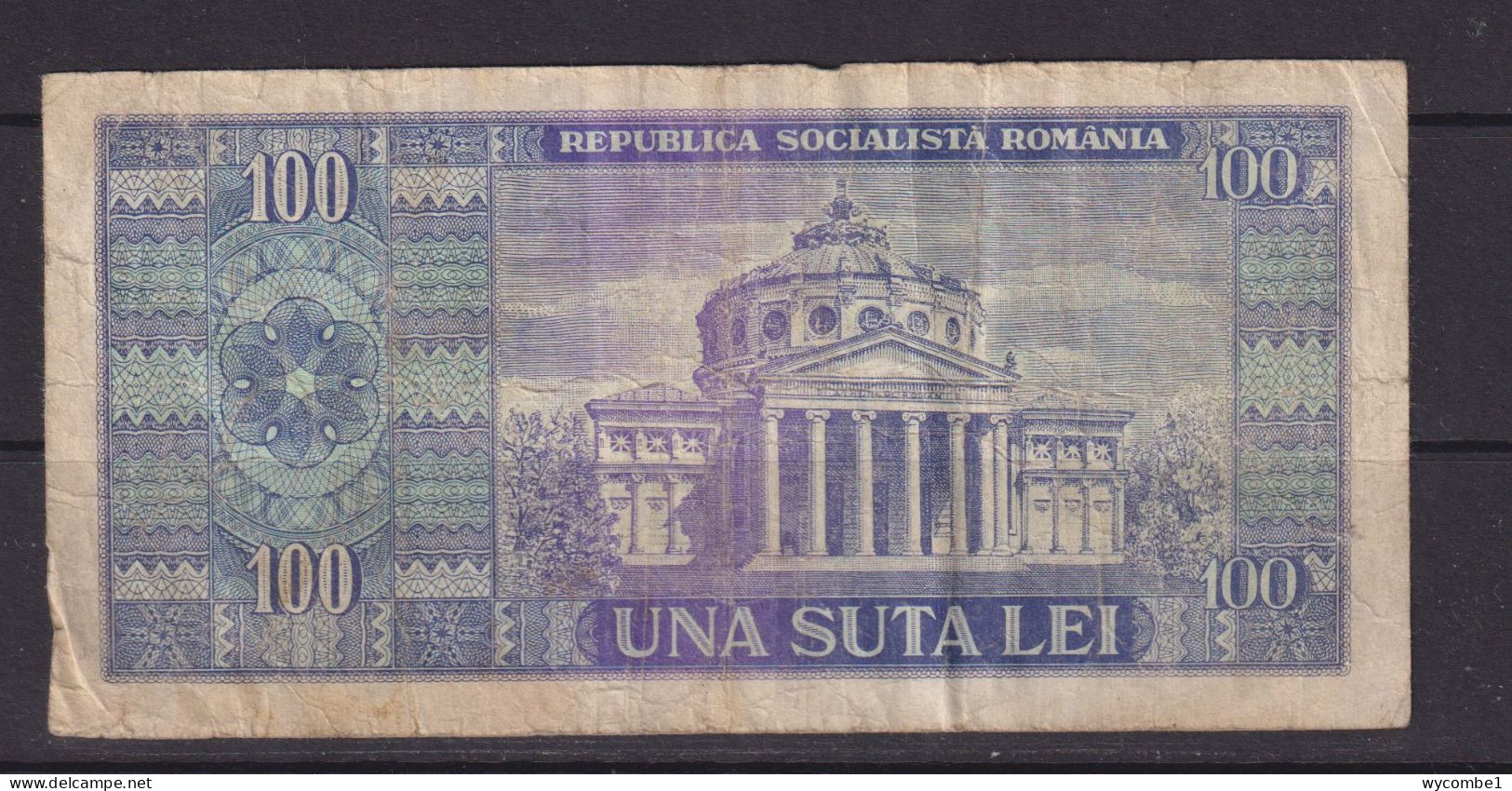 ROMANIA - 1966 100 Lei Circulated Banknote - Roumanie