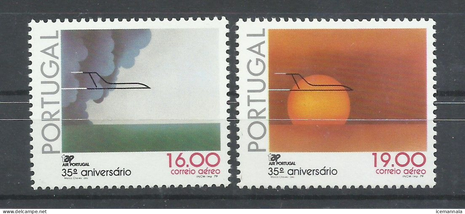 PORTUGAL  YVERT   AEREO  12/13    MNH  ** - Ungebraucht