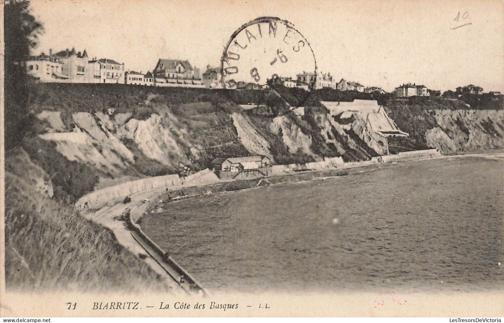 FRANCE - Biarritz - Vue Sur La Côte Des Basques - LL - Carte Postale Ancienne - Biarritz