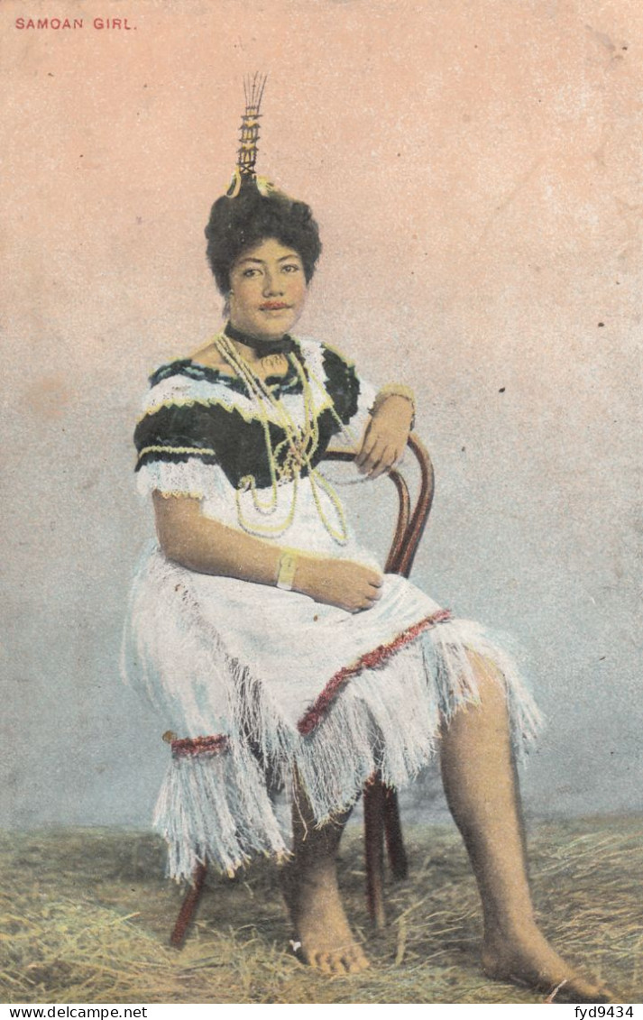 CPA - Femme Des îles Samoa - Samoa