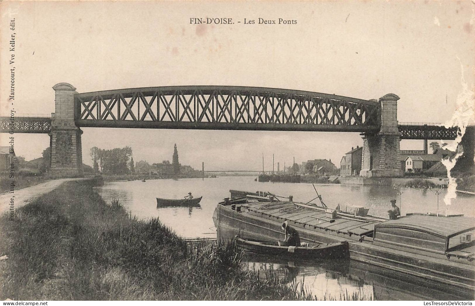 FRANCE - Fin D'Oise - Les Deux Ponts - Carte Postale Ancienne - Conflans Saint Honorine