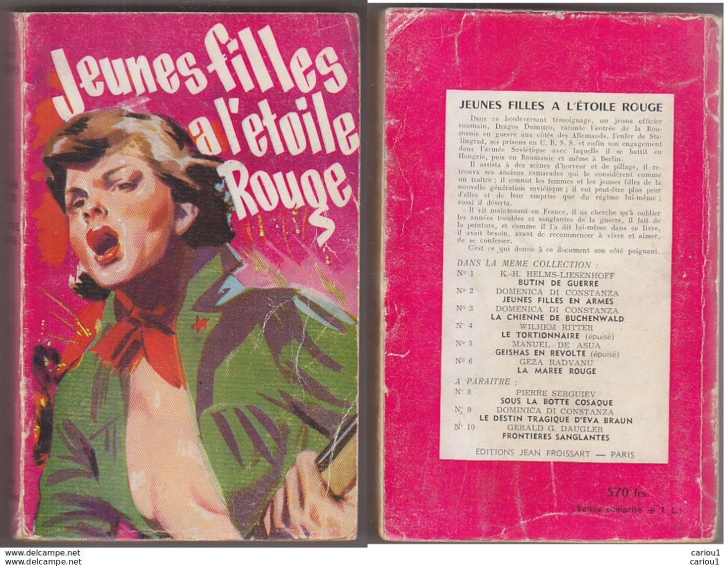 C1  CURIOSA Dragos Dumitro JEUNES FILLES A L ETOILE ROUGE Froissart 1953 Port Inclus France - Action