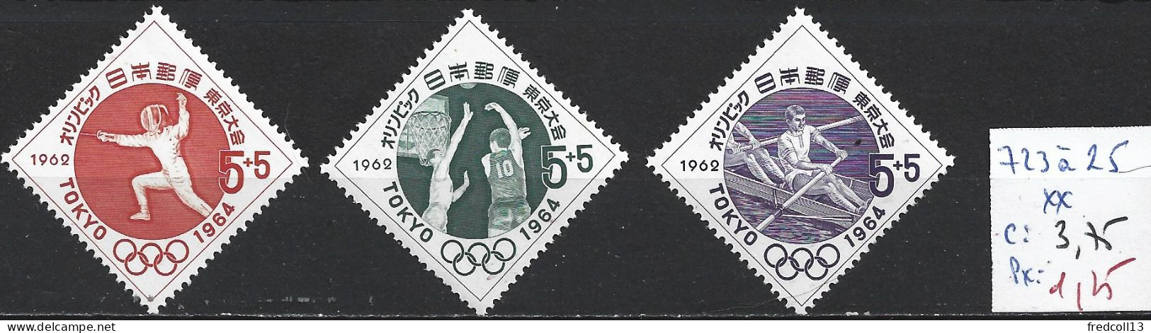 JAPON 723 à 25 ** Côte 3.75 € - Unused Stamps
