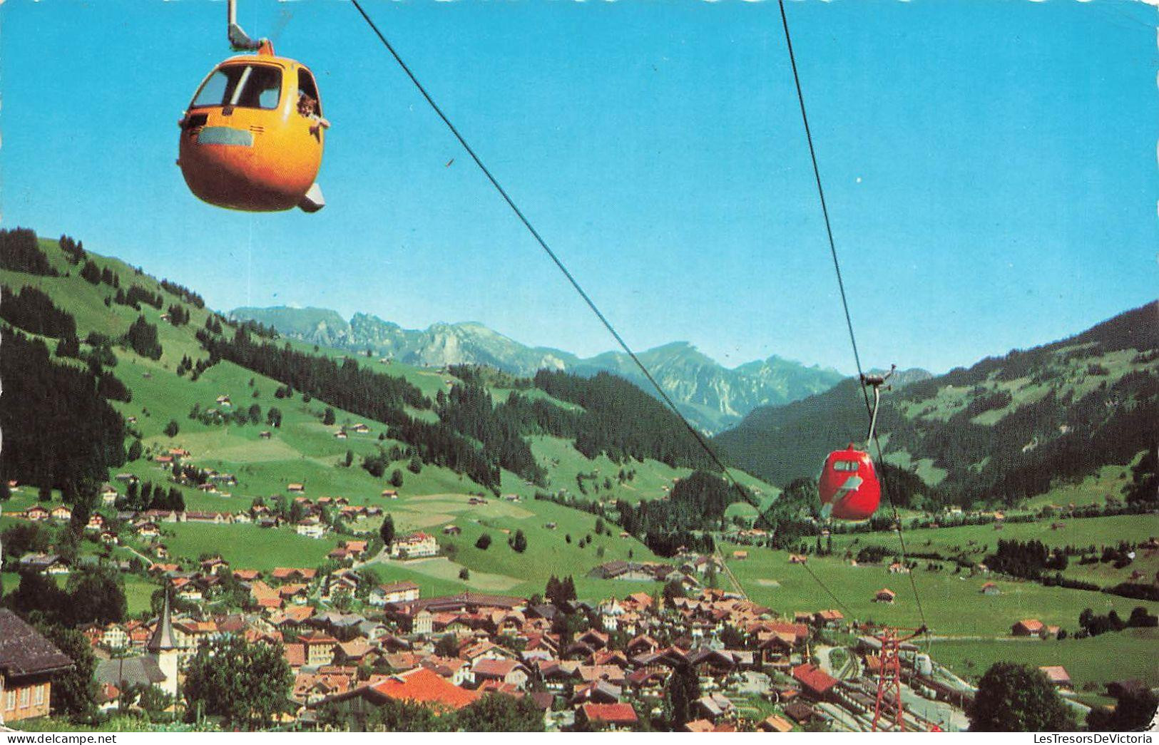 SUISSE - Zweisimmen - Gondelbahn Zweisimmen - Rinderberg - Téléphérique - Carte Postale - Zweisimmen