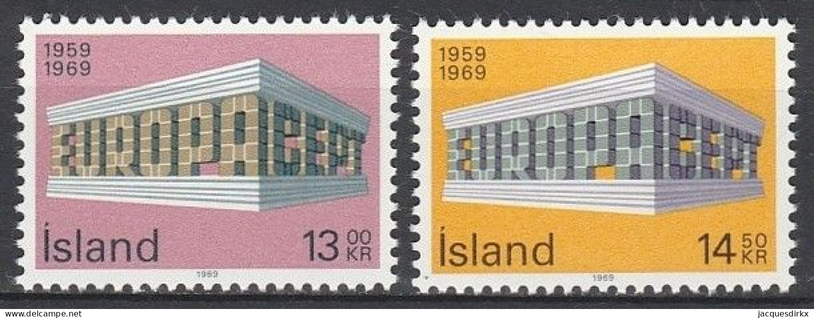 Iceland      .       Yvert    .     383/384       .     **      .      MNH - Unused Stamps