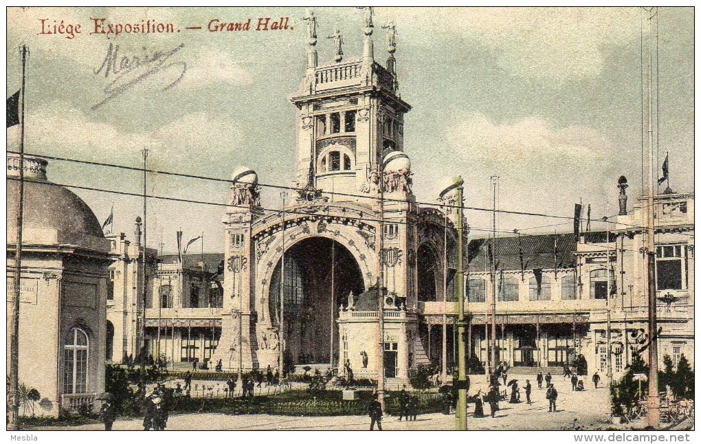 EXPOSTION  UNIVERSELLE  - AVRIL - NOV .  1905  -   LIEGE  EXPOSITION -  GRAND  HALL - 1905 – Liège (Belgique)