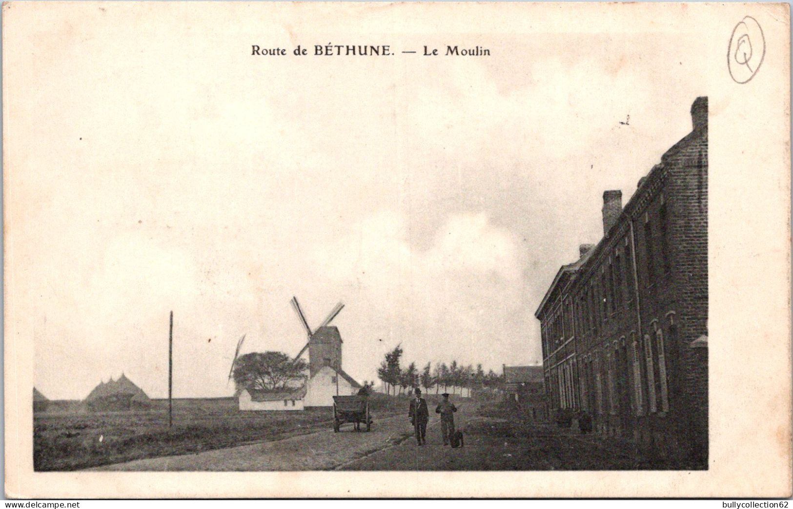 CPA - SELECTION - NOEUX LES MINES  -  Route De Bethune . Le Moulin - Noeux Les Mines
