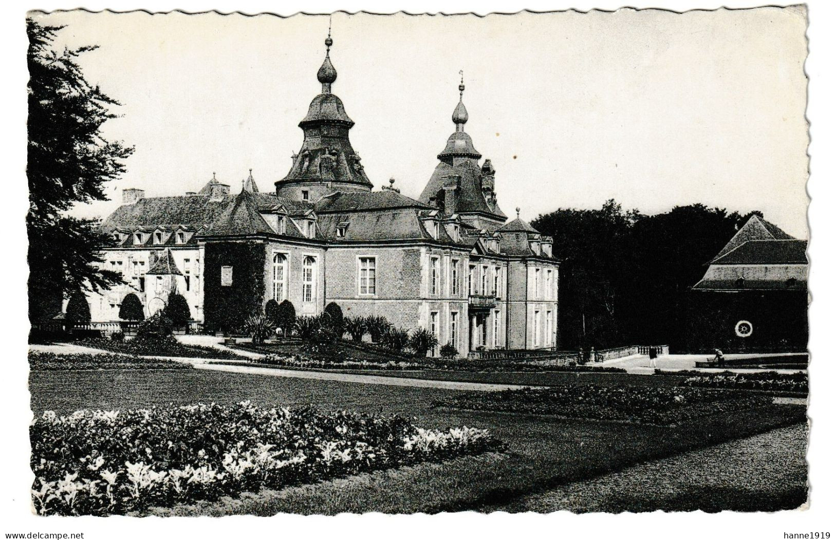 Modave Chateau Vue Perspective Façade Principale Htje - Modave