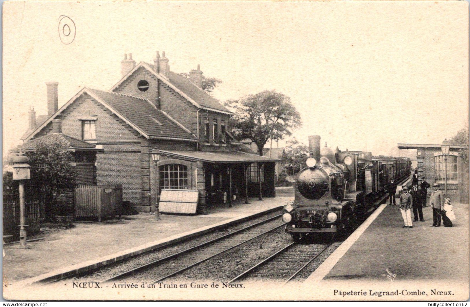 CPA - SELECTION - NOEUX LES MINES  -  Arrivée D'un Train En Gare De Noeux - Noeux Les Mines