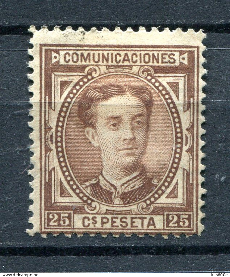 1876.ESPAÑA.EDIFIL 177*.NUEVO CON FIJASELLOS(MH) - Unused Stamps