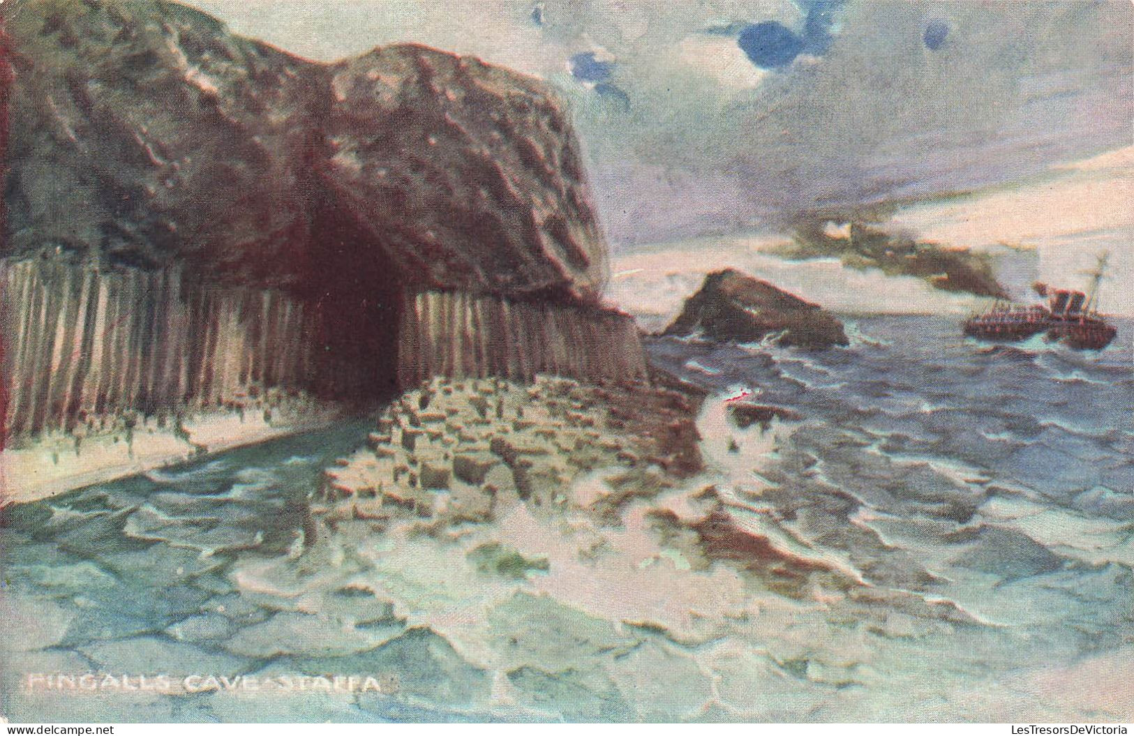 ROYAUME-UNI - Ecosse - Staffa - Fingal's Cave - Carte Postale Ancienne - Andere & Zonder Classificatie
