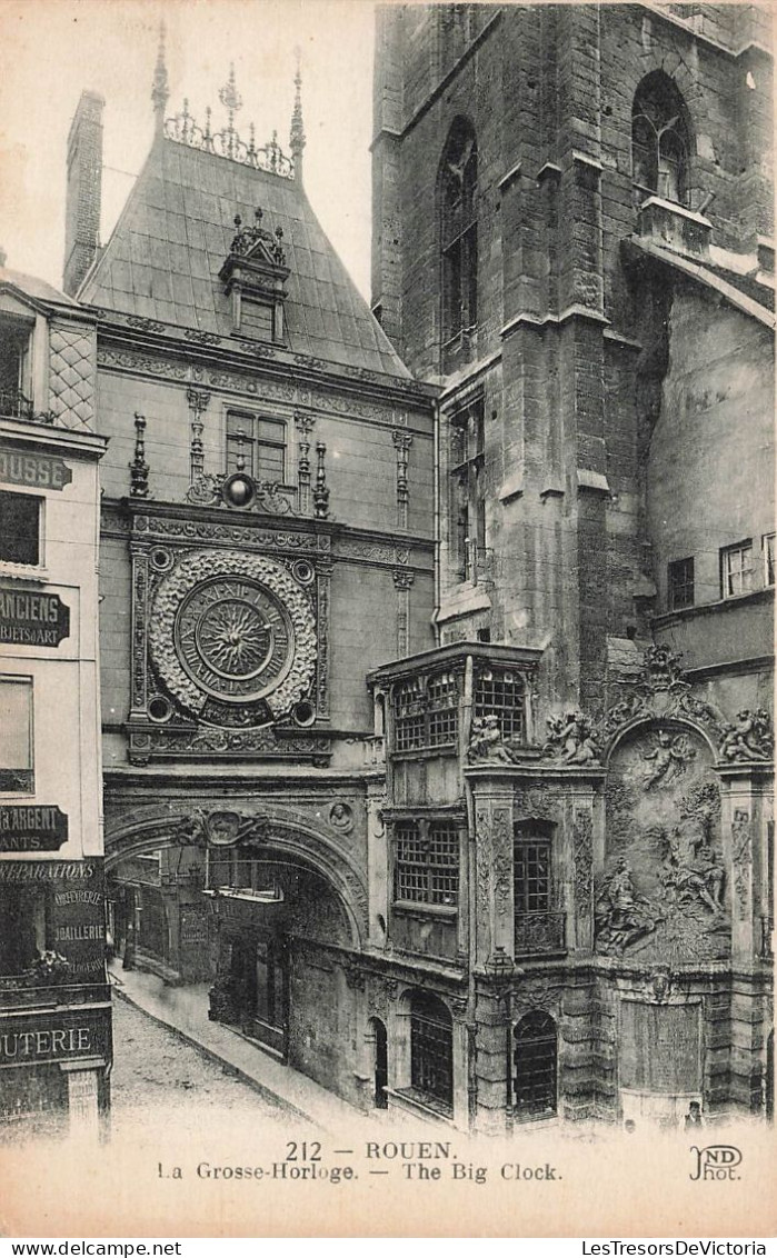 FRANCE - Rouen - Vue Sur La Grosse Horloge - Carte Postale Ancienne - Rouen