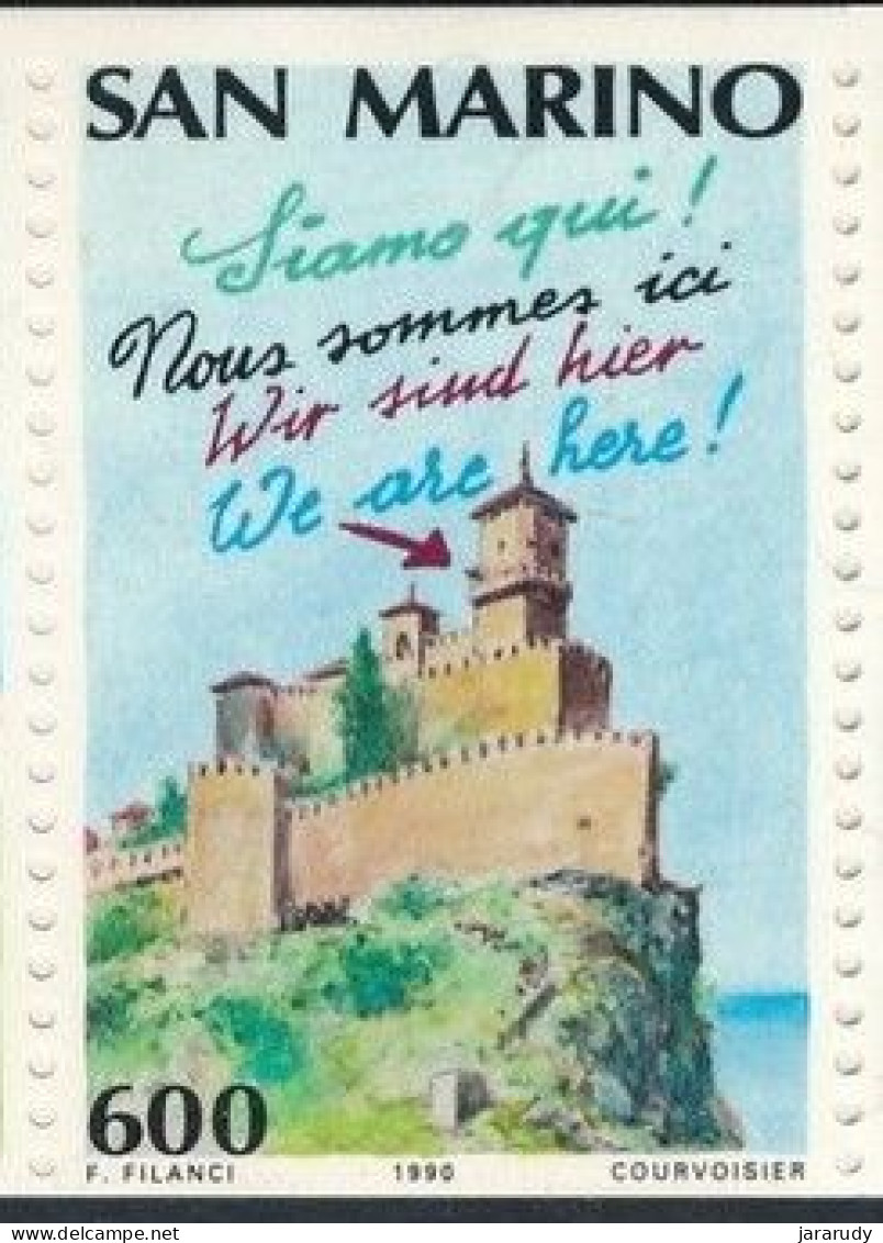 SAN MARINO TURISMO 1990  Yv 1231A  DE CARNET MNH - Neufs