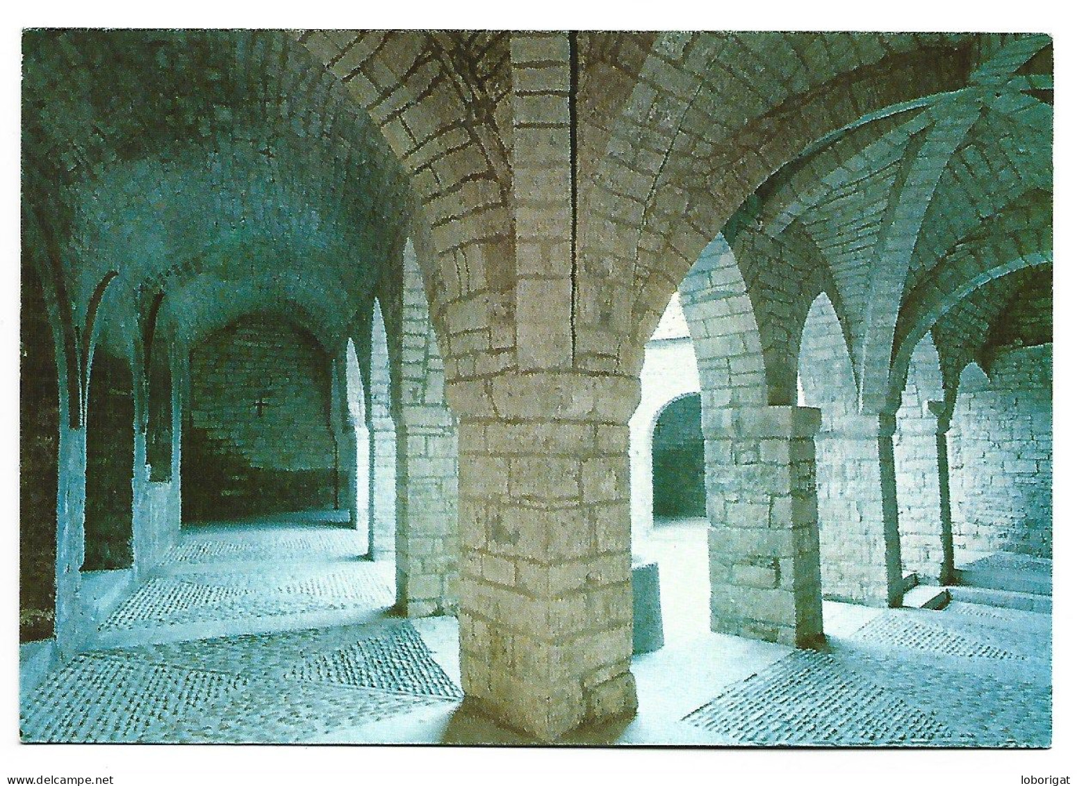 IGLESIA ROMANICA STA. MARIA - CLAUSTRO S.XI.-  AINSA - HUESCA.- ( ESPAÑA ) - Huesca