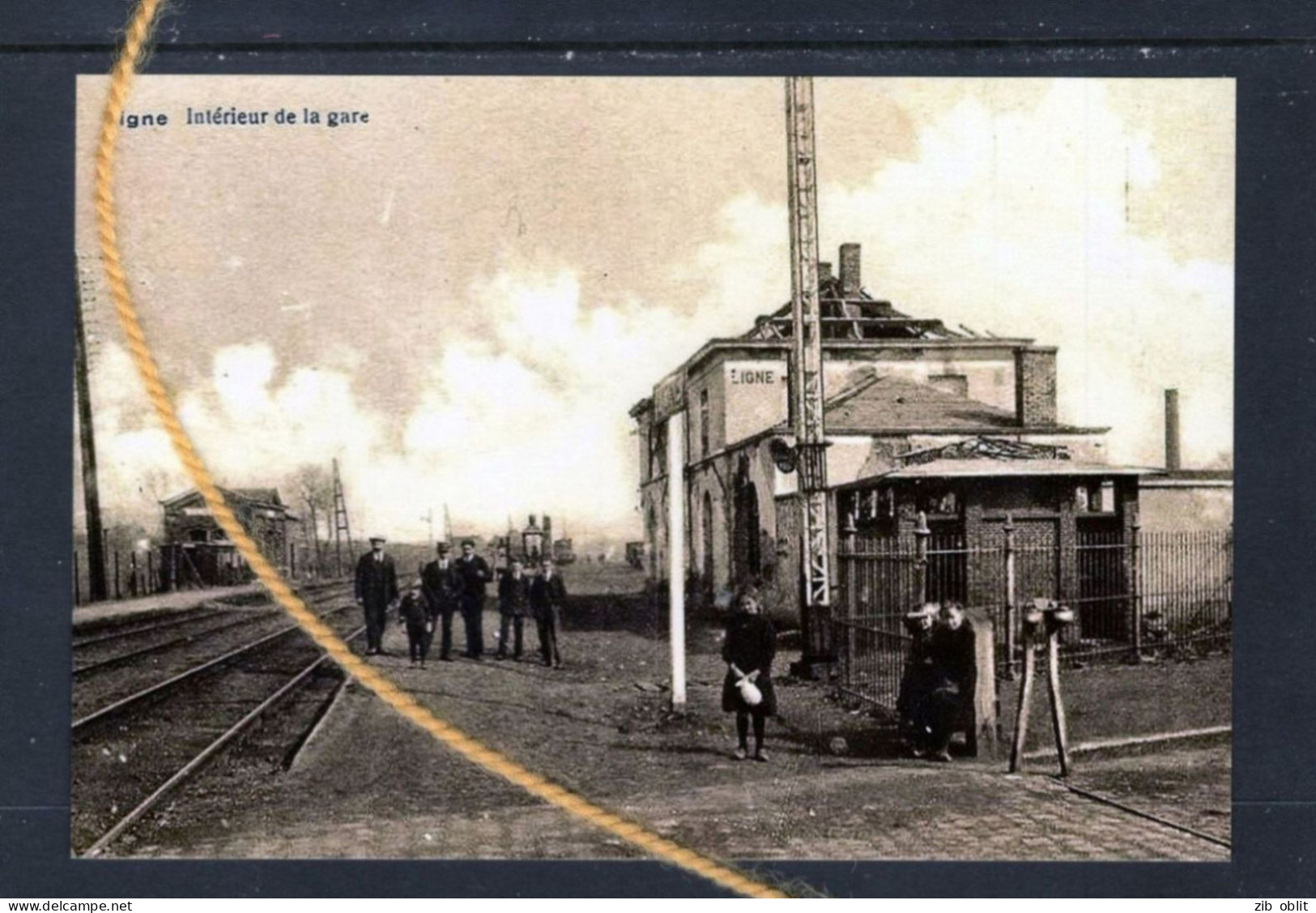 PHOTO LIGNE  ATH HAINAUT GARE - Ath