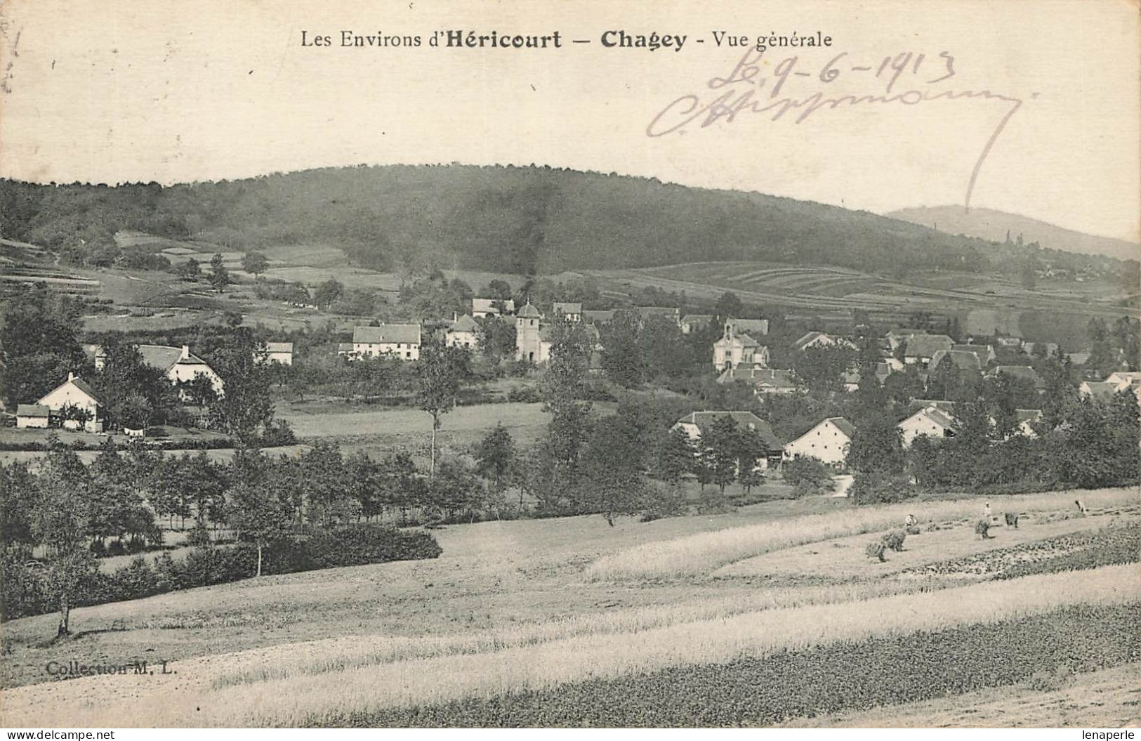 D2992 HERICOURT CHAGEY VUE GENERALE - Héricourt