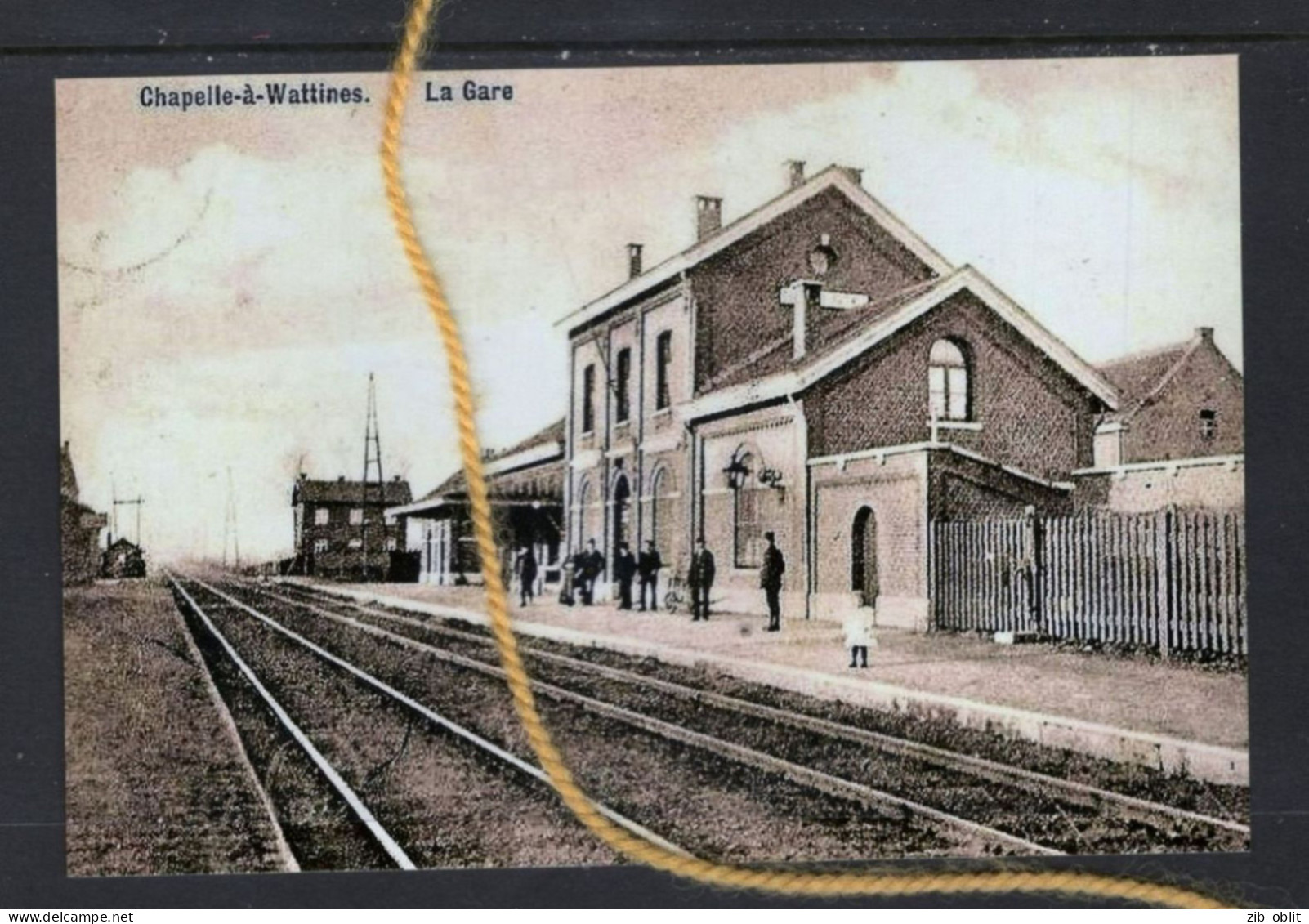 PHOTO CHAPELLE A WATTINES ATH HAINAUT GARE - Ath