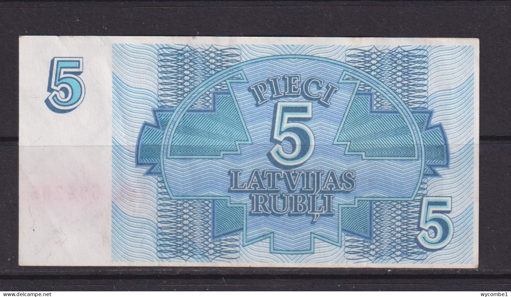 LATVIA - 1992 5 Rubli Circulated Banknote - Lettland