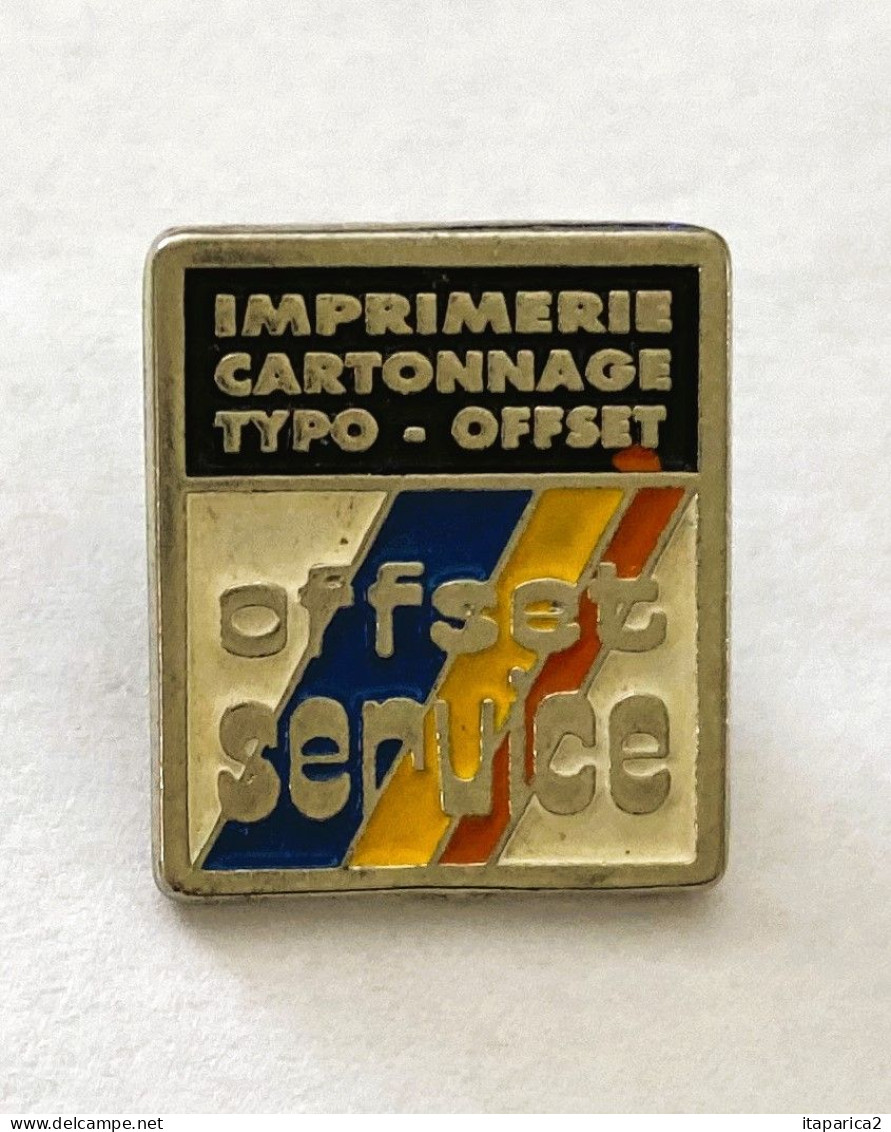 PINS PINS IMPRIMERIE CARTONNAGE TYPO OFFSET / OFFSET SERVICE  / 33NAT - Informatique