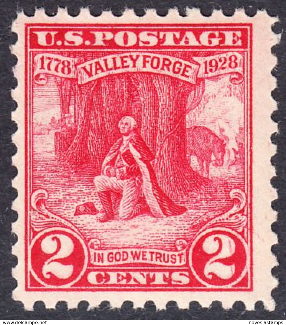 !a! USA Sc# 0645 MNH SINGLE (a4) - Valley Forge - Ungebraucht