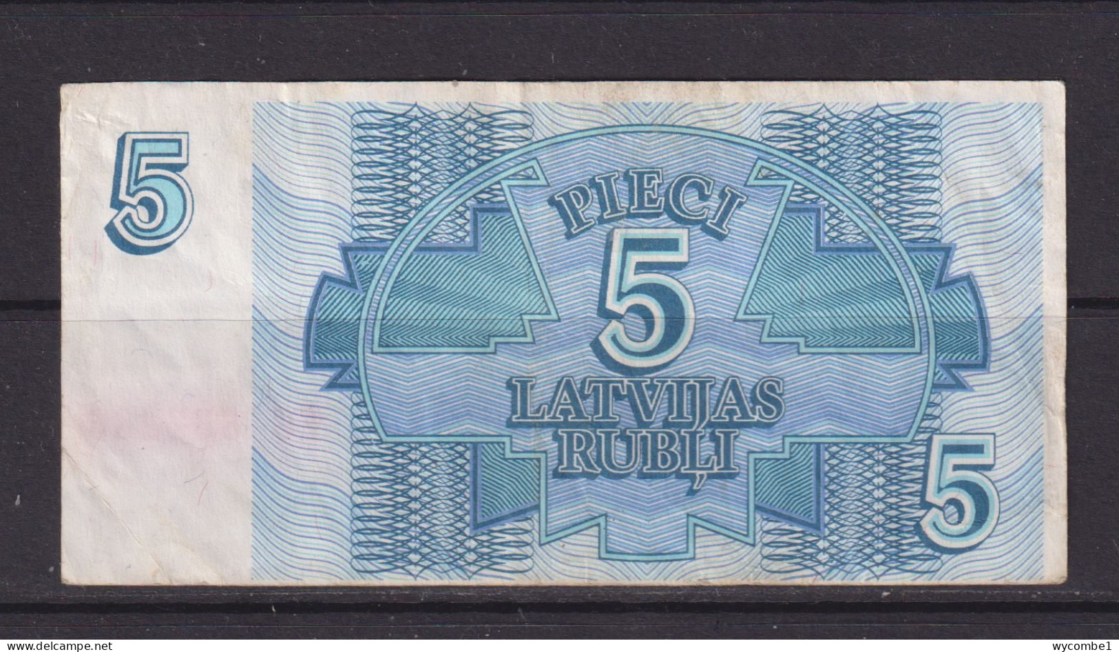 LATVIA - 1992 5 Rubli Circulated Banknote - Latvia