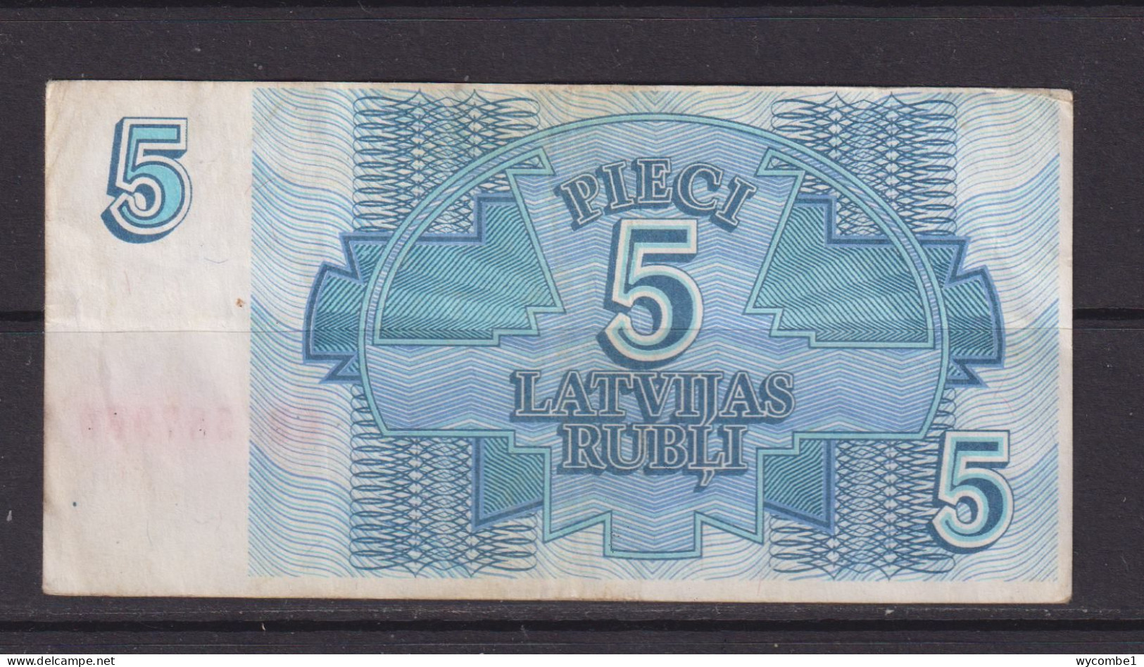 LATVIA - 1992 5 Rubli Circulated Banknote - Letland