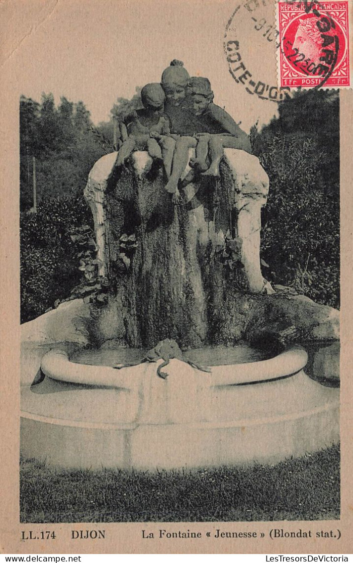 FRANCE - Dijon - Vue Sur La Fontaine Jeunesse - Carte Postale Ancienne - Dijon