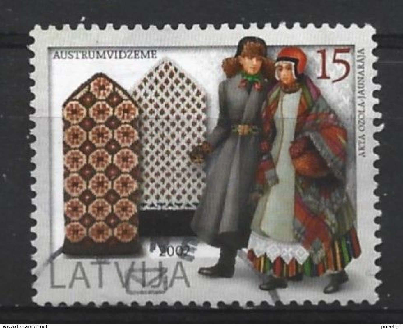 Latvija 2002  Traditional Costumes Y.T.  550 (0) - Lettonie