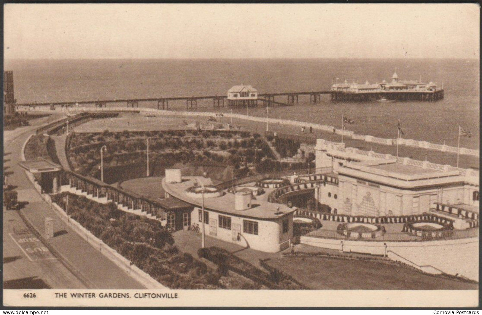 The Winter Gardens, Cliftonville, Kent, 1962 - Shoesmith & Etheridge Postcard - Margate