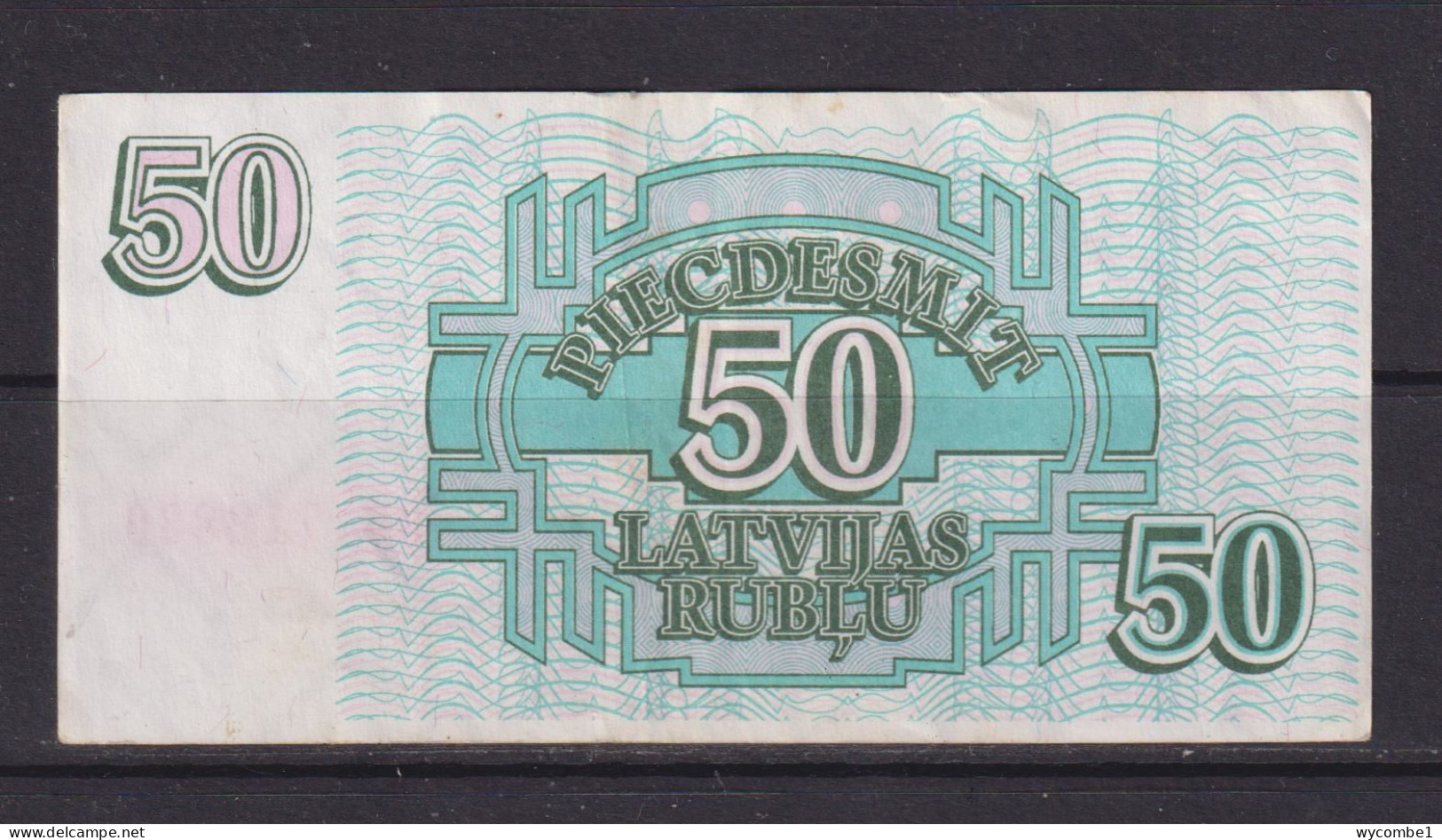 LATVIA - 1992 50 Rublu Circulated Banknote - Letonia