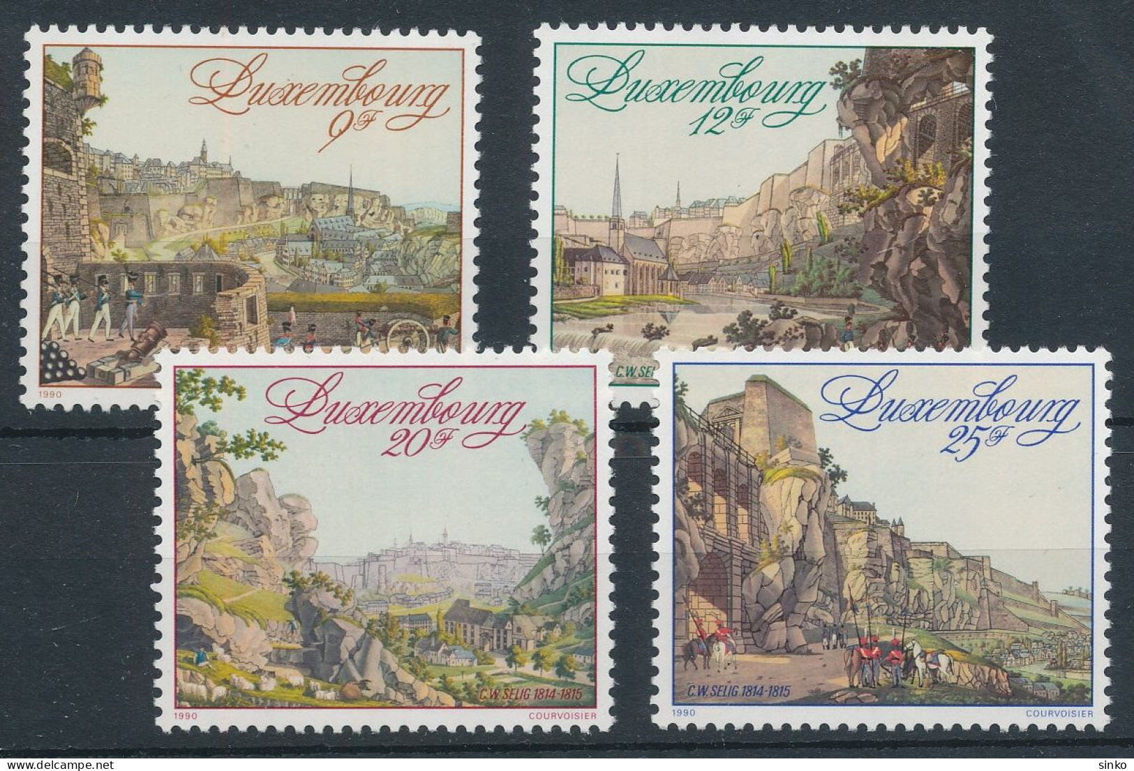 1990. Luxembourg - Landscapes, Cities - Other & Unclassified