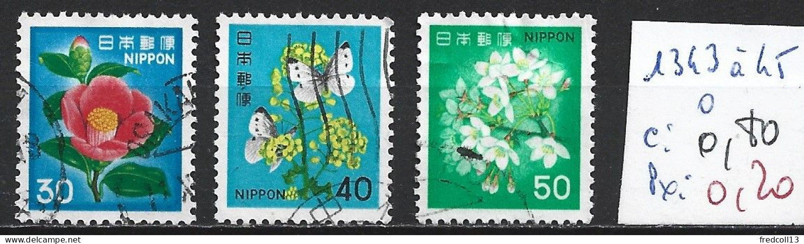 JAPON 1343 à 45 Oblitérés Côte 0.80 € - Used Stamps