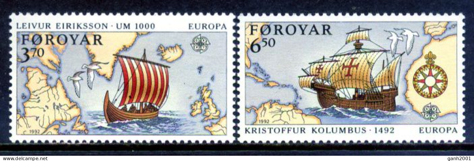 Faroe Is. 1992 Feroe / Europa CEPT Columbus Ships MNH Cristóbal Colón Barcos / Gh35  5-18 - 1992