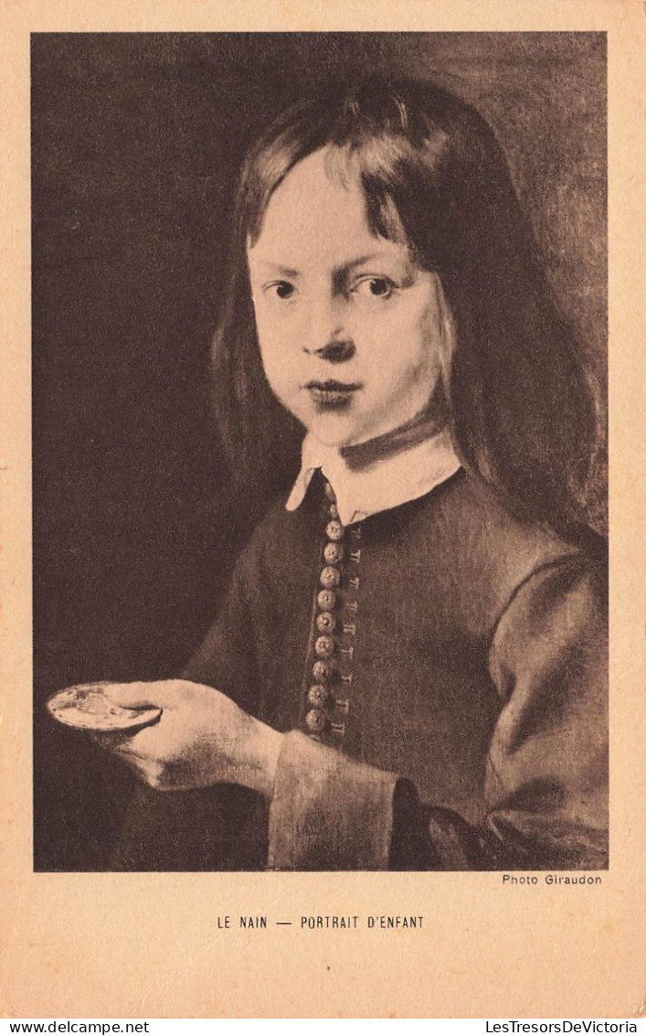 ARTS - Peintures Et Tableaux - Portrait D'enfant - Le Nain - Carte Postale Ancienne - Pintura & Cuadros