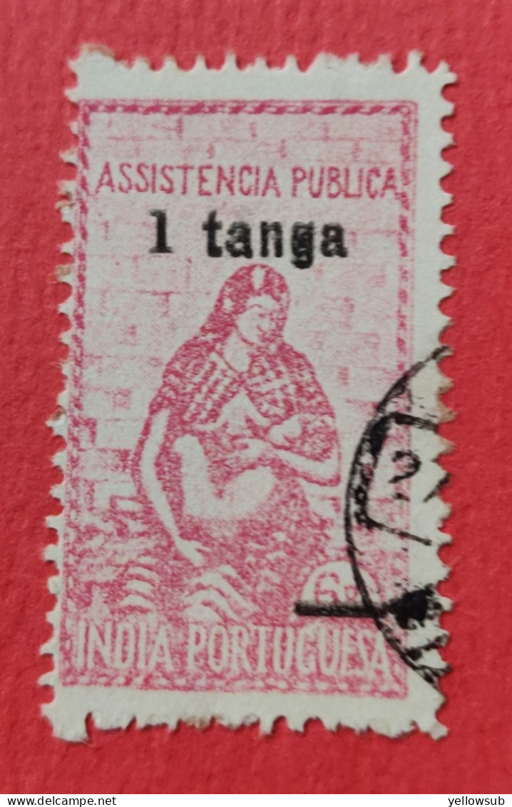 Inde Portugaise : Assistance Publique. 1950 : N 8 Obl. - Portuguese India