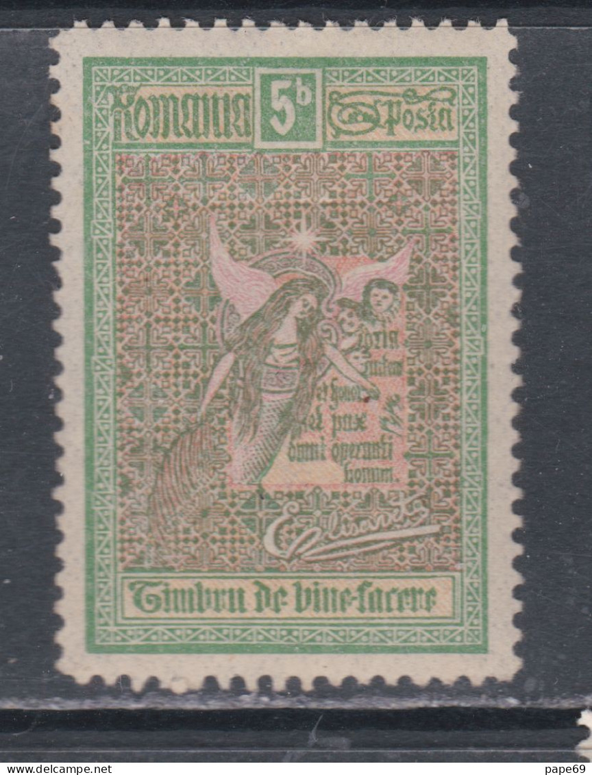 Roumanie N° 169 X Partie De  Pour Oeuvres Bienfaisance, 5 (+ 10 ) B Vert, Bistre Et Rose,  Trace De Charnière Sinon TB - Ungebraucht