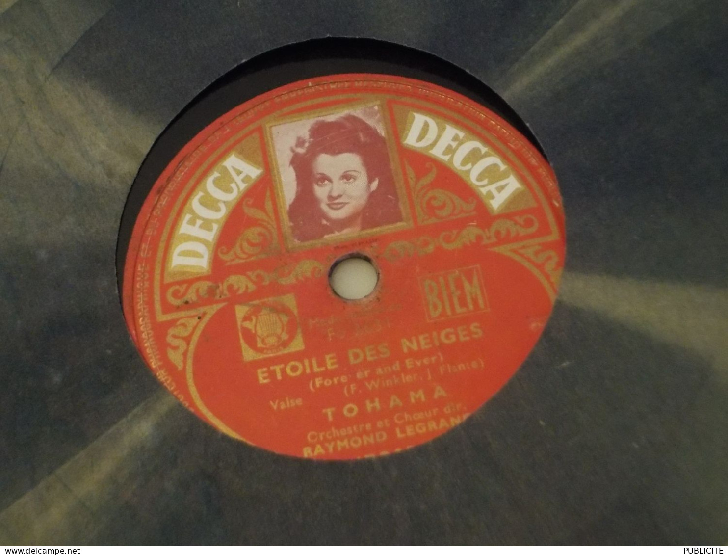 DISQUE 78 TOURS VALSE ET FOX MARCHE DE TOHAMA 1950 - 78 Rpm - Gramophone Records